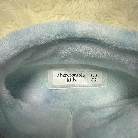 Abercrombie Kids tie-dye cozy quarter-zip sweatshirt - Picture 6 of 7